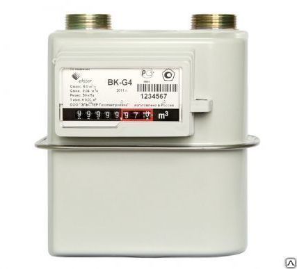 Фото №0 Счётчик газа бытовой ВК - G 1,6 левый