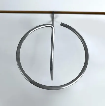 Фото №0 Подставка для шляп на экономпанель, 205Lx185H мм, d=100мм d-5мм, цинк