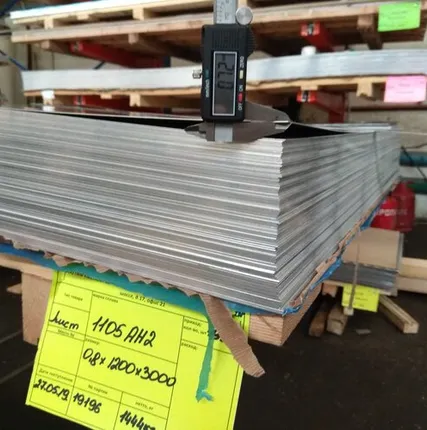 Фото №0 алюминиевый лист 1105АН2 0,8х1200х3000