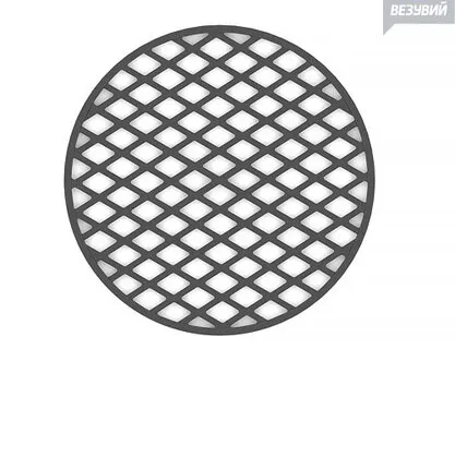 Фото №0 Решётка чугунная круглая СТЕЙК 450мм (Везувий) SALE