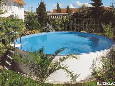 фото Бассейн Sunny Pool круглый глубина 1,5 м диаметр 8,0 м