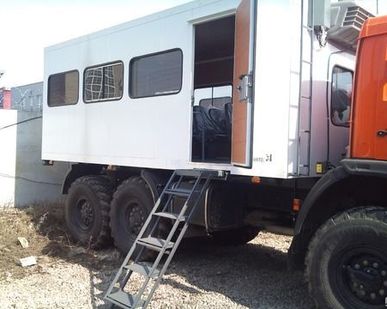 фото Автобус вахтовый модели 4237 на базе КАМАЗ 43114 северное исполнение