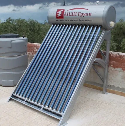 Фото №2 Дача-Эконом  XF-II-10-80  бак 80л  Солнечный водонагреватель с контроллером