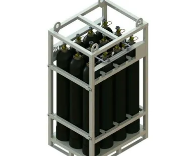 фото Моноблок газовый на 16 баллонов МБ-16-40-150 для азота