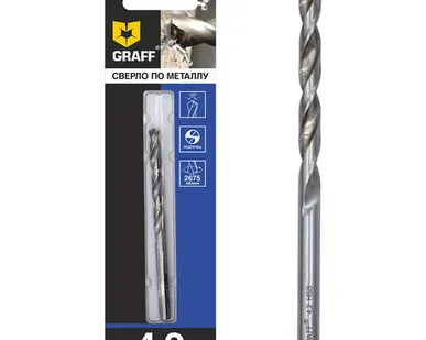 фото Сверло по металлу GRAFF, 4.2мм