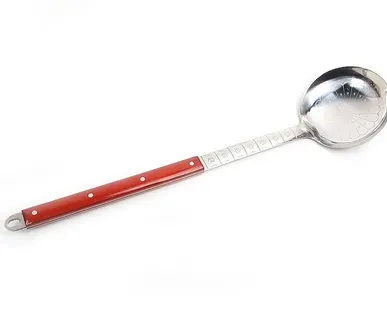 фото Половник для казана большой 25-225 л, с деревянной ручкой 64 см (GM)