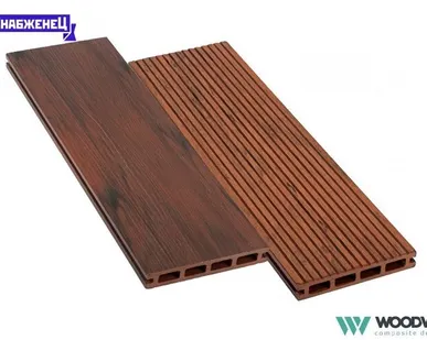 фото Террасная доска из ДПК Woodvex "Select Colorite" цвет: Палисандр, 146x22 мм (цена м2)