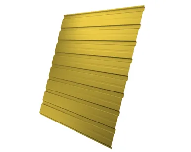 фото Профнастил С10В 0,45 PE RAL 1018 цинково-желтый