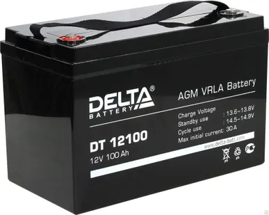 фото АКБ Delta DT 12100-100 а/ч