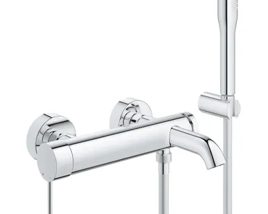 фото Смеситель для ванны Grohe Essence+ с душевым гарнитуром 33628001