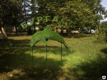 фото 3D фигура топиари "Дельфин"
