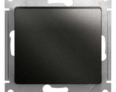 фото Механизм выключателя 1-кл. СП Glossa 10А IP20 (сх. 1) 10AX антрацит SchE GSL000711
