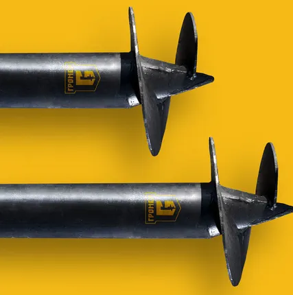 Фото №0 Установка винтового фундамента