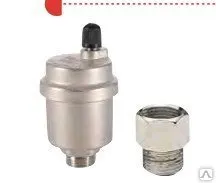 фото Поплавковый воздухоотводчик с запорным клапаном ICMA 1/2, никель