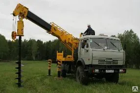 фото Аренда ямобура КАМАЗ 4326