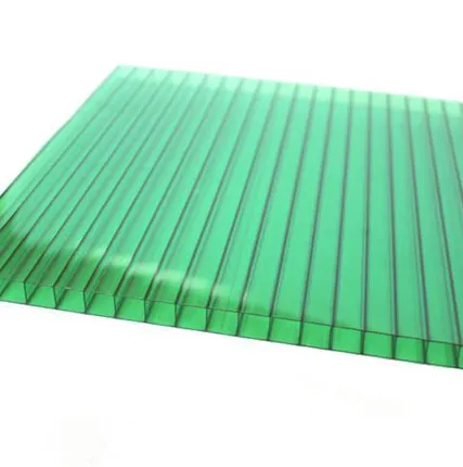 Фото №0 Поликарбонат 2100х6000х10мм (зеленый) Соталайт 1,11кг/м2