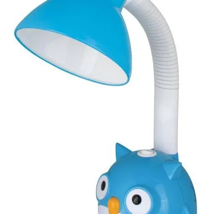 Фото №0 Светильник KD-380 С06 настол. "Сова" 230В 40Вт E27 син. Camelion 12605