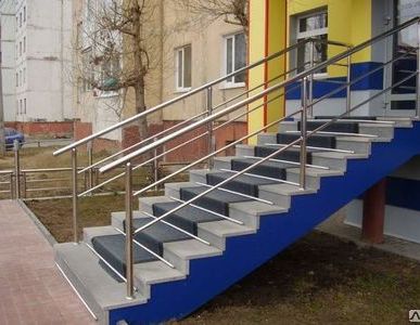 фото Перила из нержавеющей стали