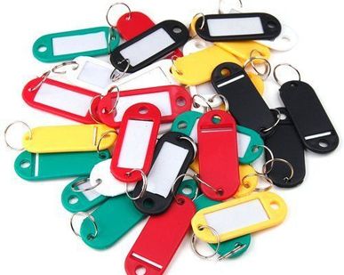 фото Брелок Бирка key tag (1/100) пластик