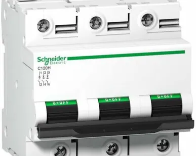 фото Выключатель автоматический 3п 80А С 10кА C120N Acti9 Schneider Electric