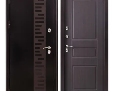 фото Входная дверь Термо Урал МП с декором венге