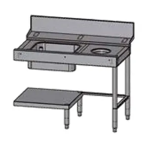 фото Стол входной для машин посудомоечных ETS 16 Azimut M00030