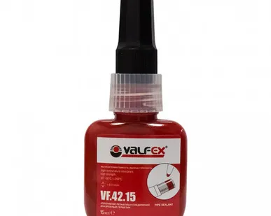 фото Клей-герметик анаэробный VALFEX 15 мл. красный