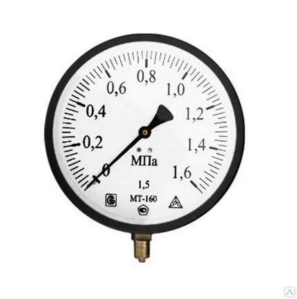 Фото №0 Манометр МТ160 (техническое стекло) Ру 1, 160 мм