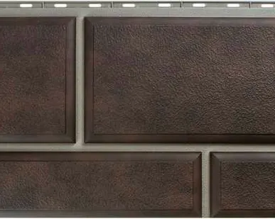 фото Фасадная панель Камень Флорентийский (коричневый)