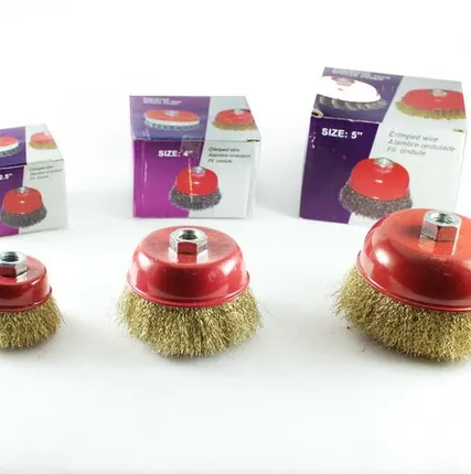 Фото №0 Щетка для УШМ (чашка) 75мм/М14 латунь №3 "LIT"