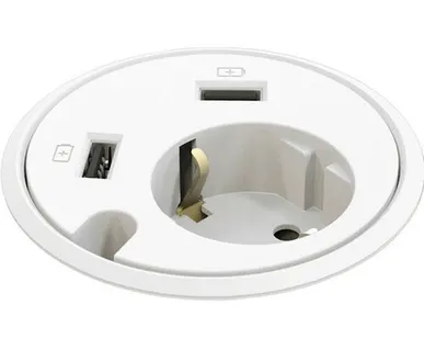 фото Розетка Kondator 935-PD14W, встраиваемая