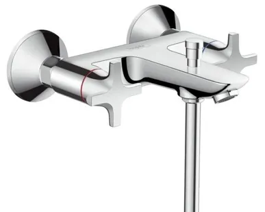 фото Смеситель HANSGROHE Logis для ванны с двумя крестовыми рукоятками, 71240000