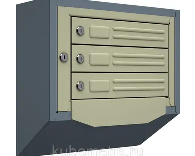 фото Антивандальные почтовые ящики "Терра" 3 секции