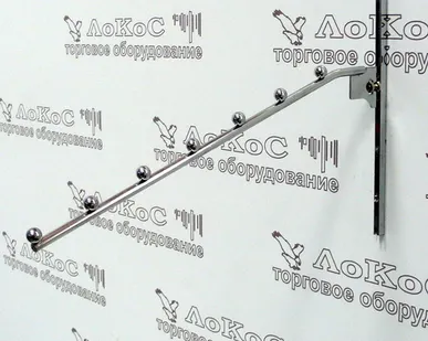 фото Кронштейн на стойку 101, 103, 109 с 7-ю шариками, L=400мм, хром