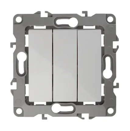 Фото №0 ЭРА Механизм выключателя 3-кл. СП Эра12 10А IP20 250В 10AX бел. Б0014669 ЭРА