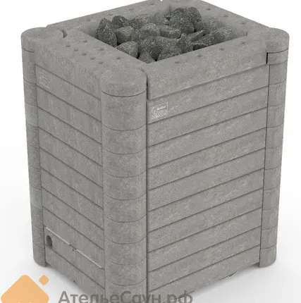 Фото №2 Печь Sawo Nimbus Combi NIMC 105 NS (из талькохлорита, с парогенератором, без пульта, без автозалива)