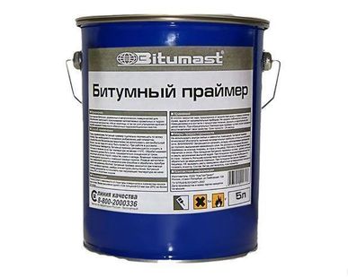 фото Праймер битумный "Bitumast" 5л