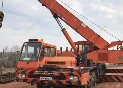 Фото №0 Аренда автокрана (автомобильного крана) Kato NK-450S, Красноярск