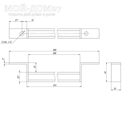 Фото №6 Опора для душевого бака 80 л. в дачный душ