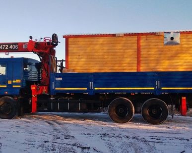 фото Гидроманипулятор КАМАЗ 65117 7тн. автовышка ямобур
