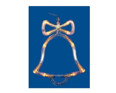 фото Фигура ULD-H1620-010/STA/3AAA WARM WHITE IP20 BELL Колокольчик 3AAA (не в/к) 16х20см подвес 10 LED провод прозр. Uniel UL-00007253