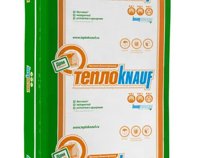фото Утеплитель ТЕПЛОКНАУФ Дом 1230х610х100; 12 м2.