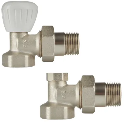 Фото №0 Набор ручной регулировки радиатора Royal Thermo, угловой 3/4"