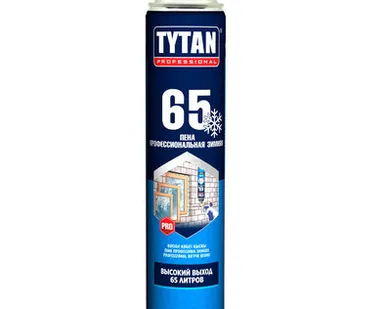 фото Пена монтажная профессиональная TYTAN 65 (О2) 750мл, зимняя