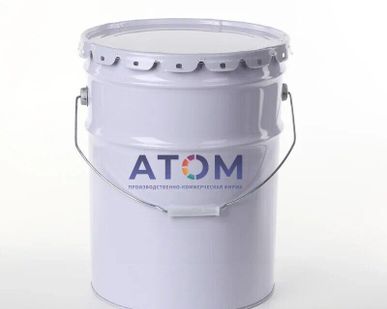 фото Эмаль "ATOMIC" АУ-1411 цвет пурпурный 25 кг