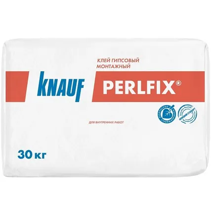 Фото №1 KNAUF ПЕРЛФИКС Клей монтажный гипсовый 30 кг