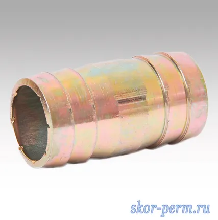 Фото №0 Штуцер соединительный 15х15 мм анодированный