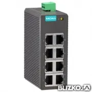 Фото №0 Коммутатор 8 x 10/100BaseTX в пластиковом корпусе на DIN рейку EDS-208