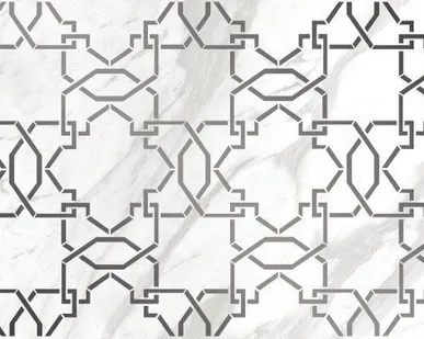 фото Плитка керам. CERSANIT Royal Stone 598х298 вставка узор белый A16015