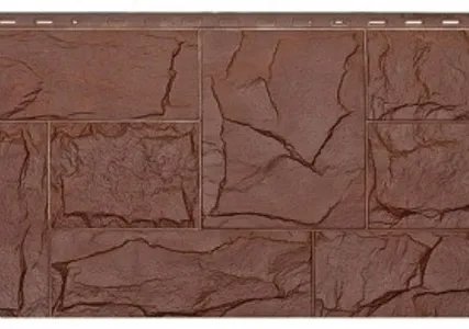 Фото №4 Фасадные панели Т-Сайдинг серии «Гранит Леон»